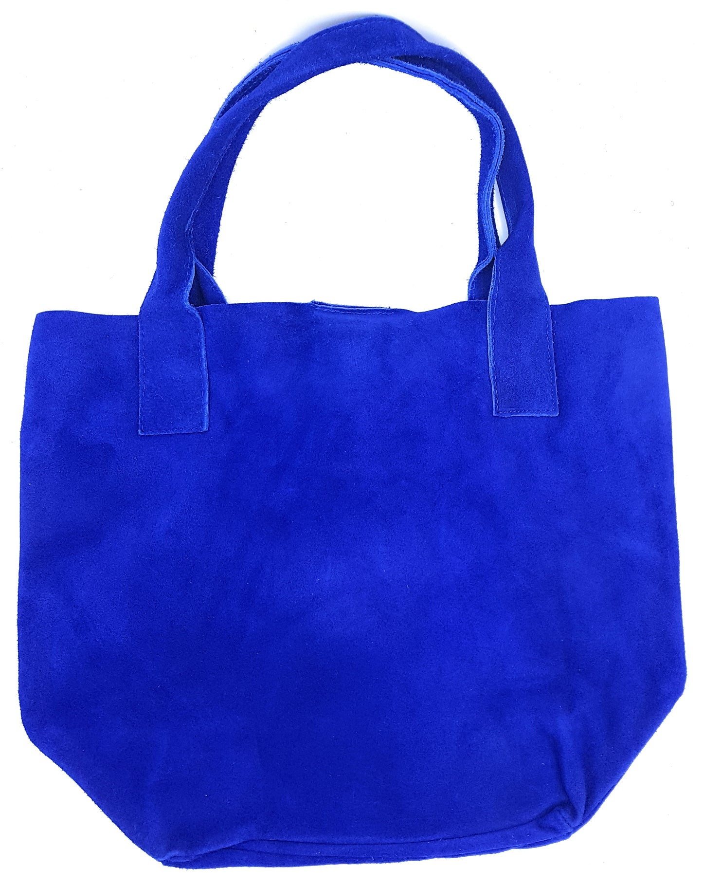 Naya Fringed Suede Leather Shopper Bag ~ Royal Blue