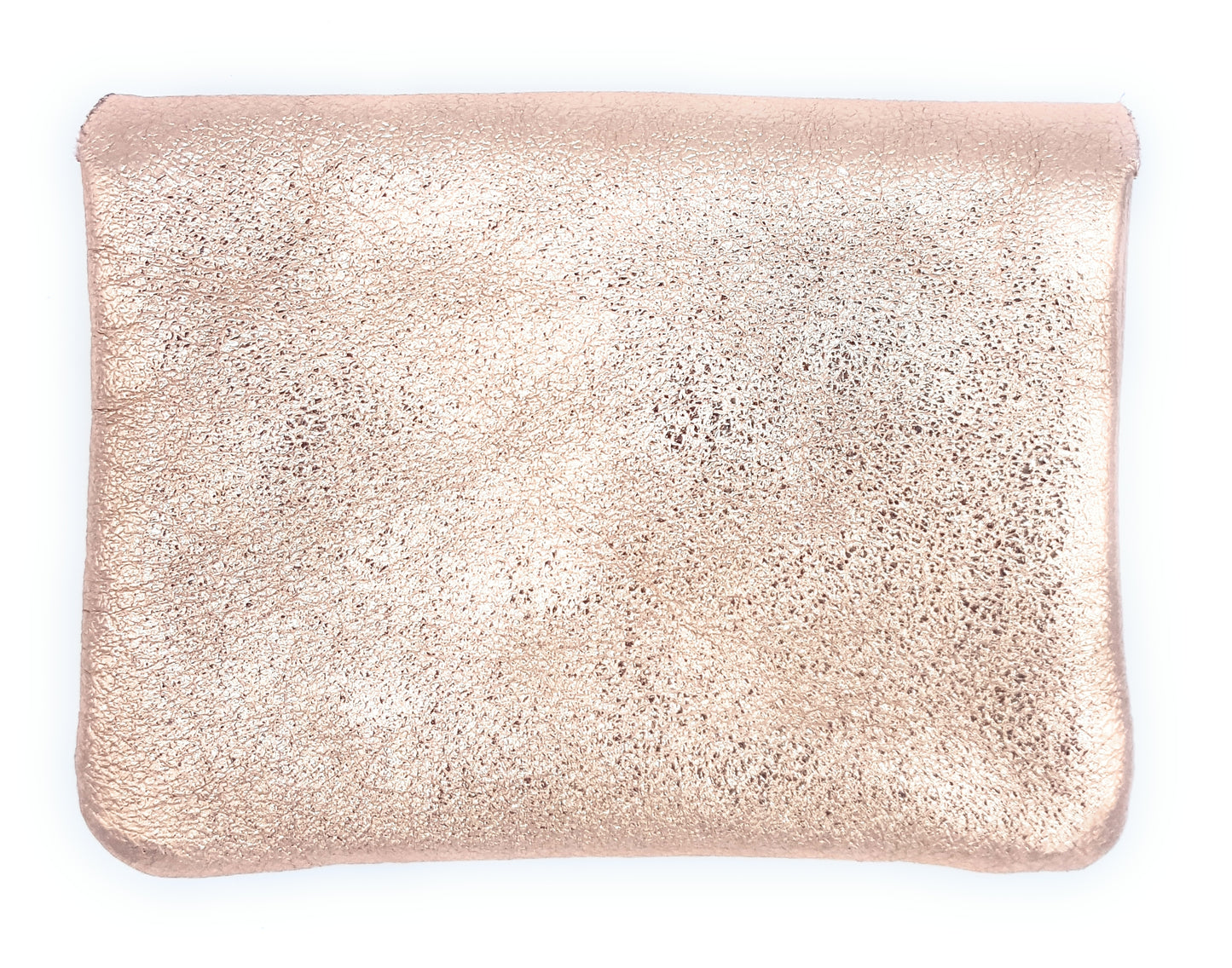 Aponi iridescent leather purse ~ Champagne