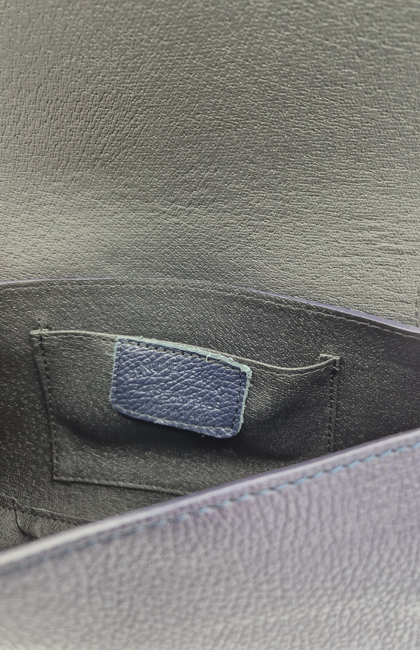 Paco Leather Half Moon Shoulder Bag ~ Purple