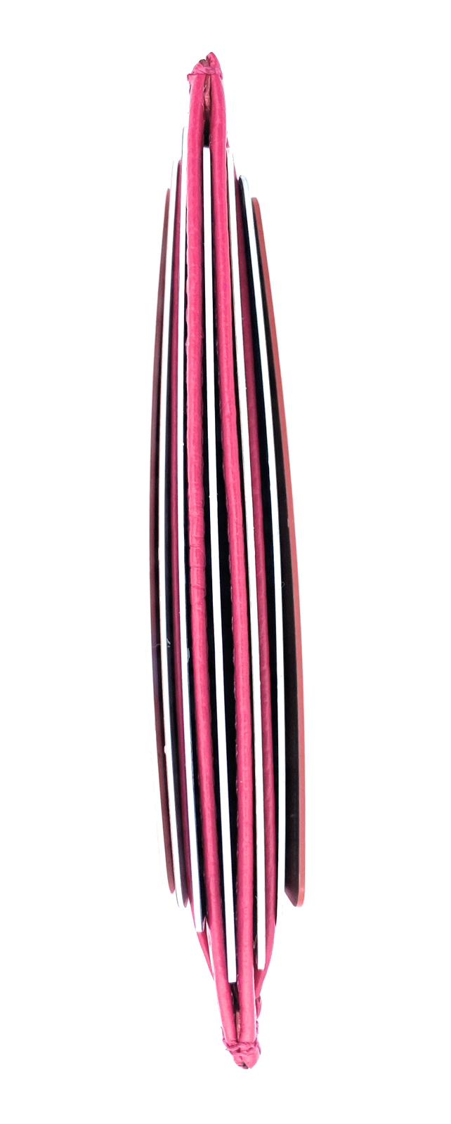 Istu Leather Card Holder ~ Plum Red