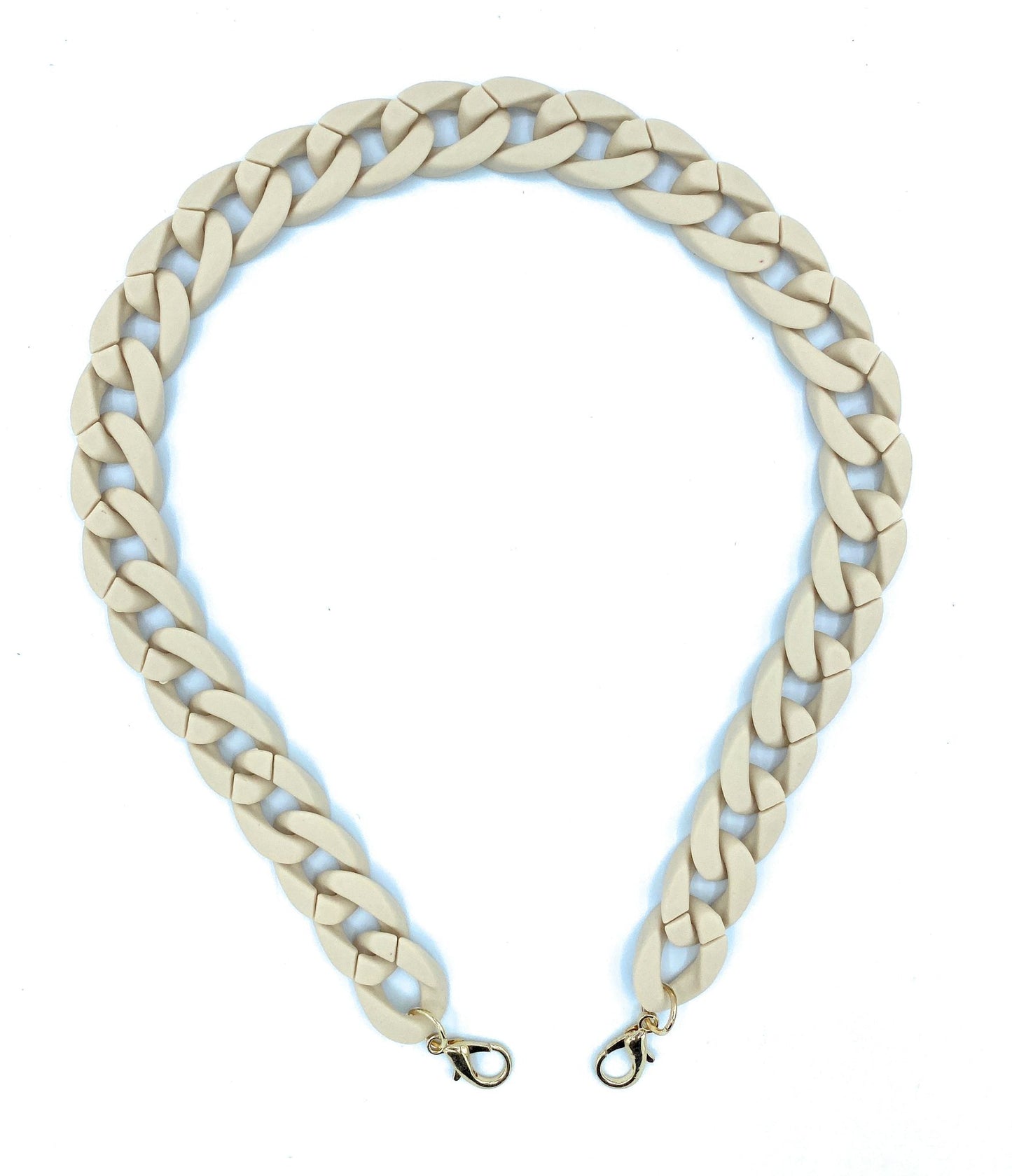 Bandoulière amovible en acrylique pour sac ~ Beige