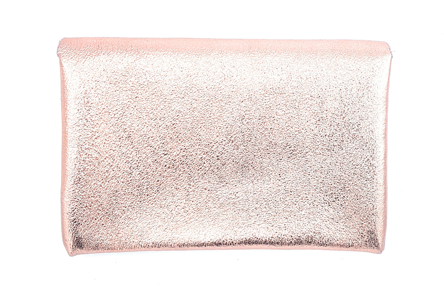 Porte-monnaie Aquene en cuir irisé Champagne