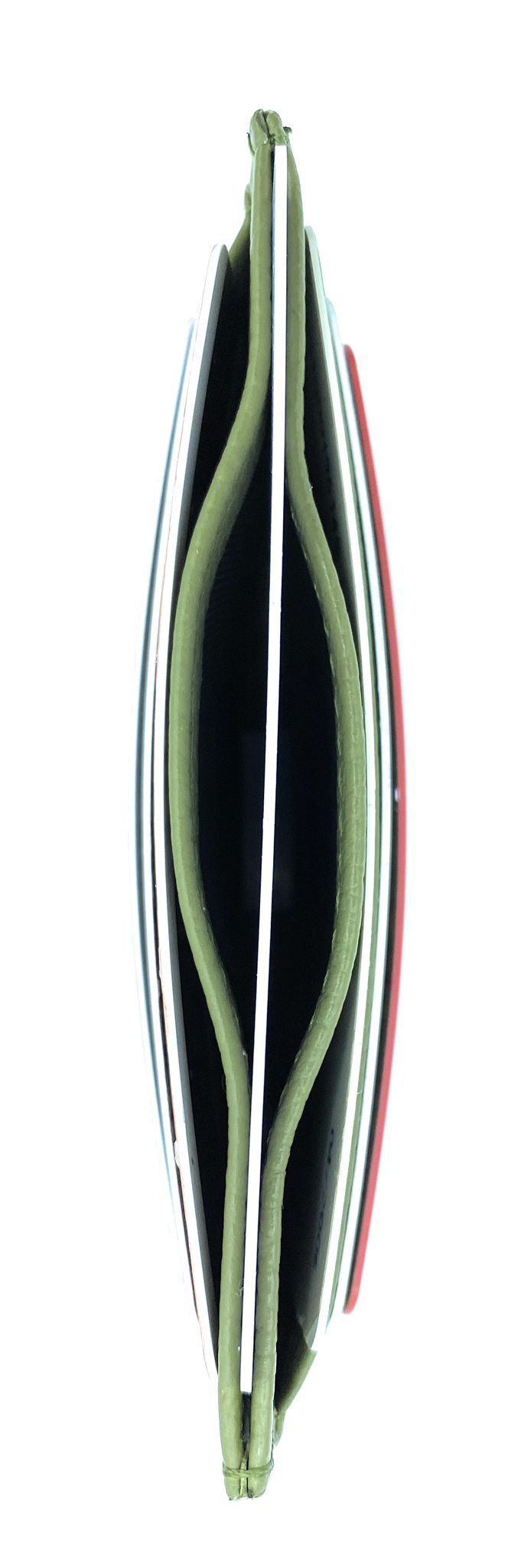 Istu Leather Card Holder ~ Olive Green