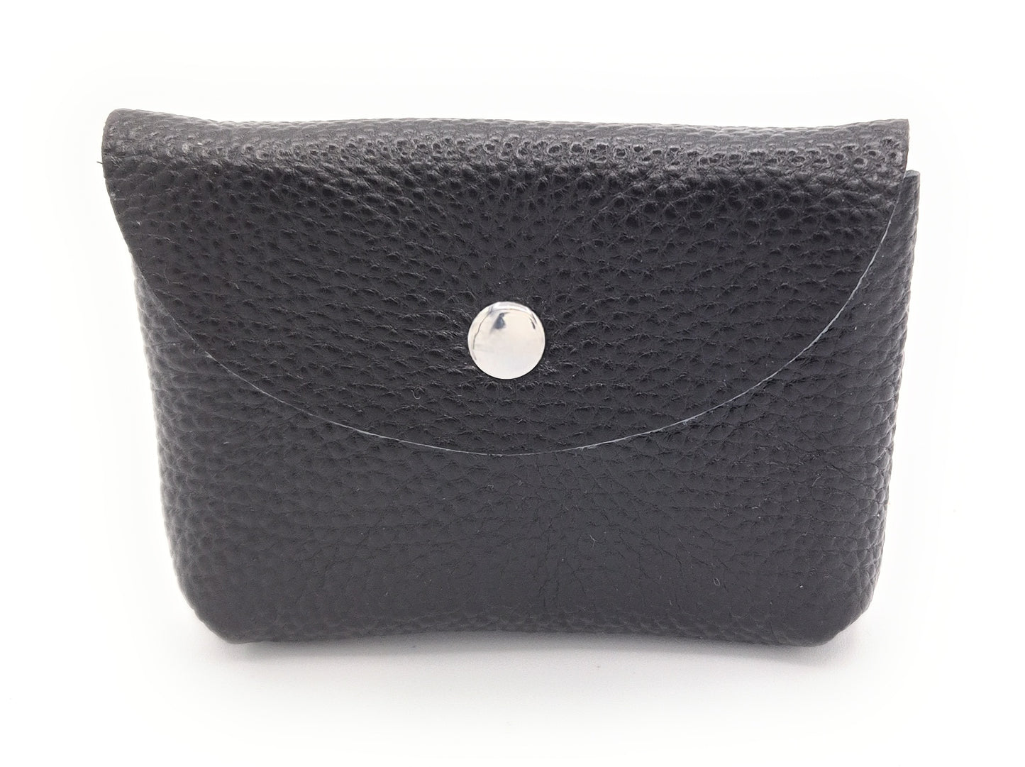 Porte-cartes Kanda en cuir ~ Noir