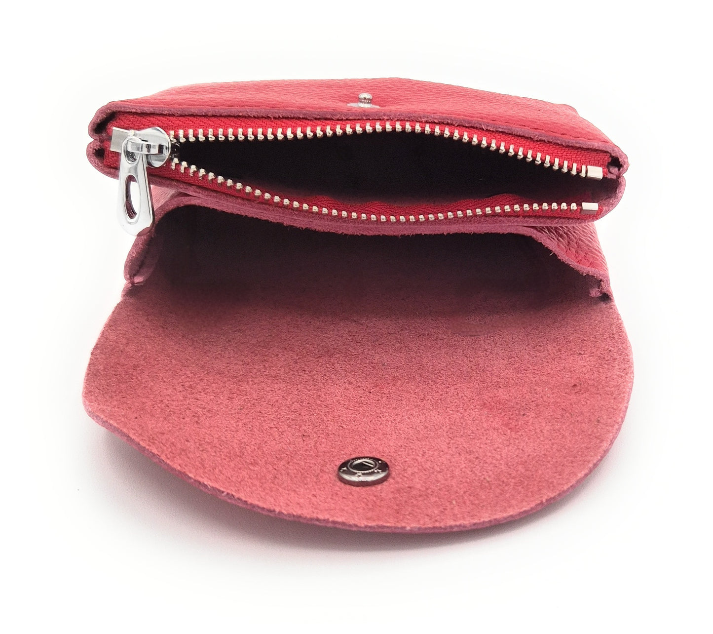 Porte-monnaie Anaba en cuir ~ Rouge