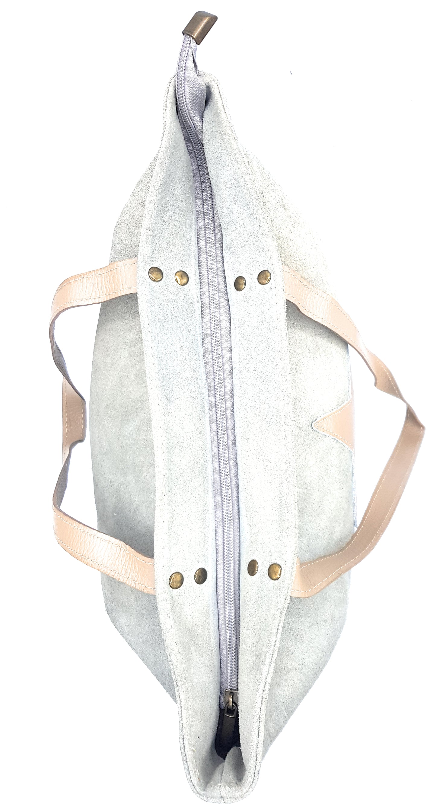 Sac shopper Aranck en cuir suèdé ~ Gris