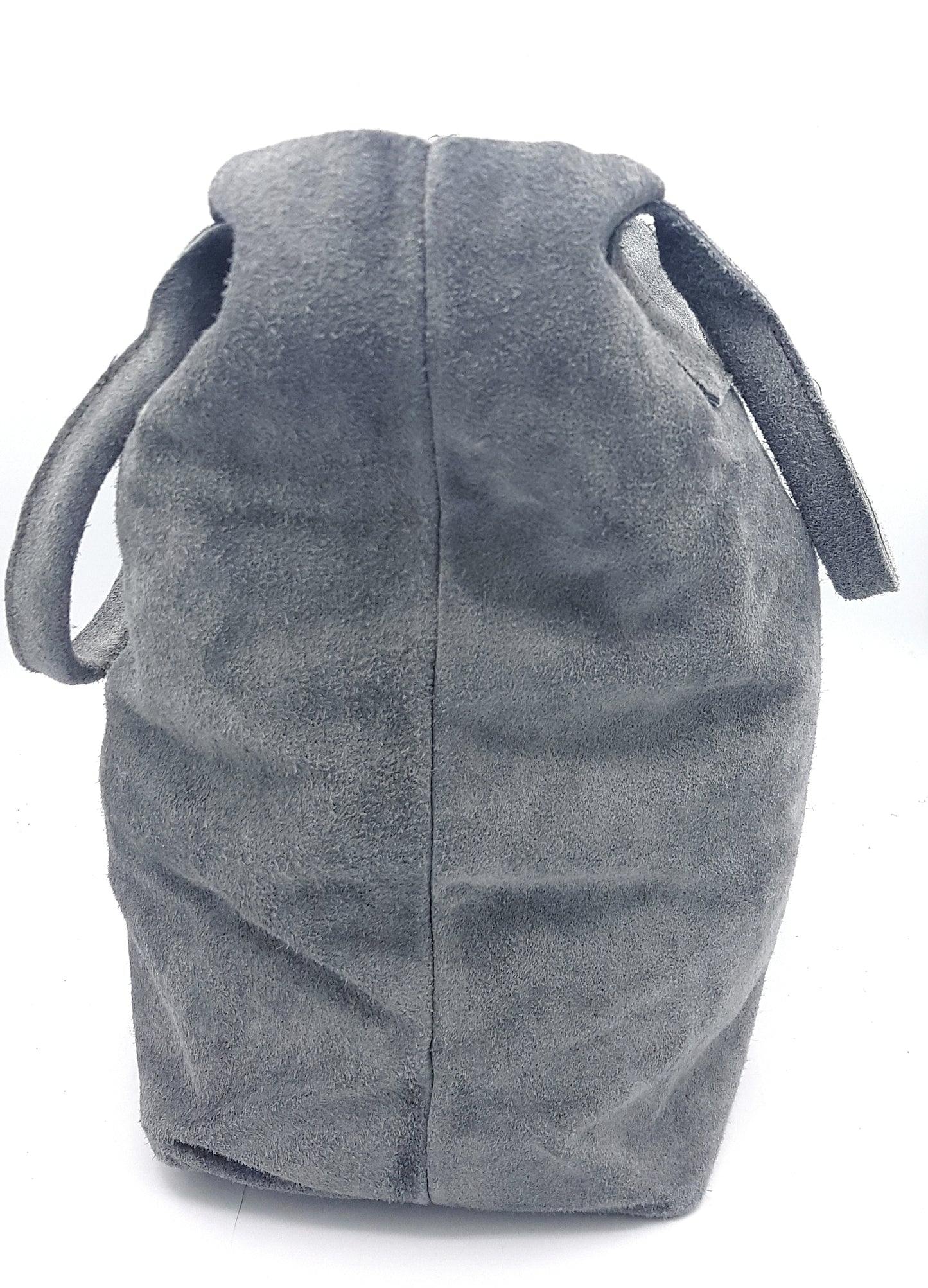 Sac shopper Aiyana en cuir suédé ~ Gris