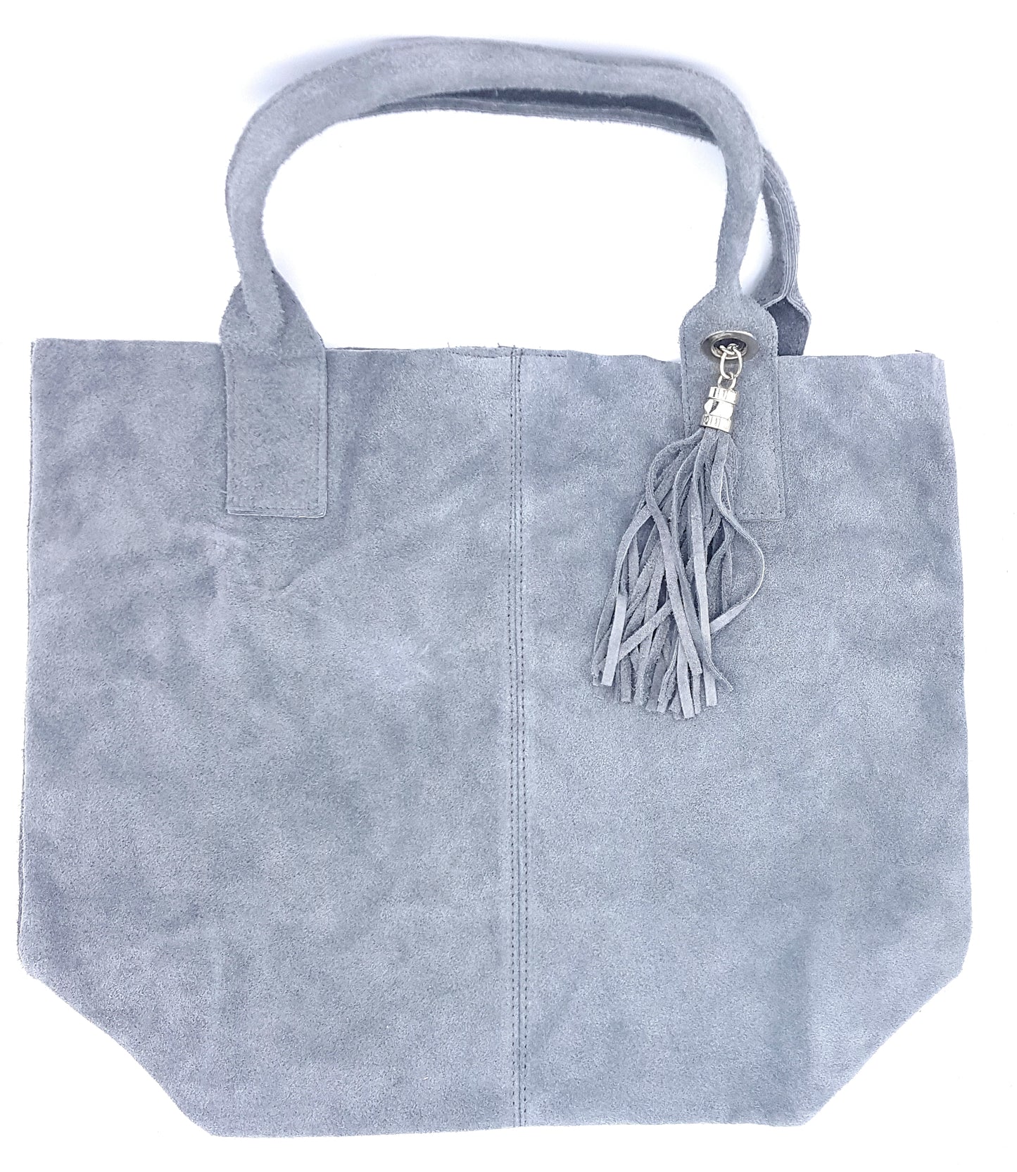 Sac shopper Aiyana en cuir suédé ~ Gris