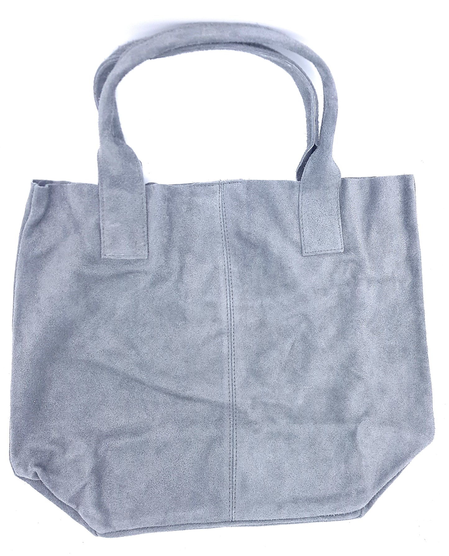 Sac shopper Aiyana en cuir suédé ~ Gris