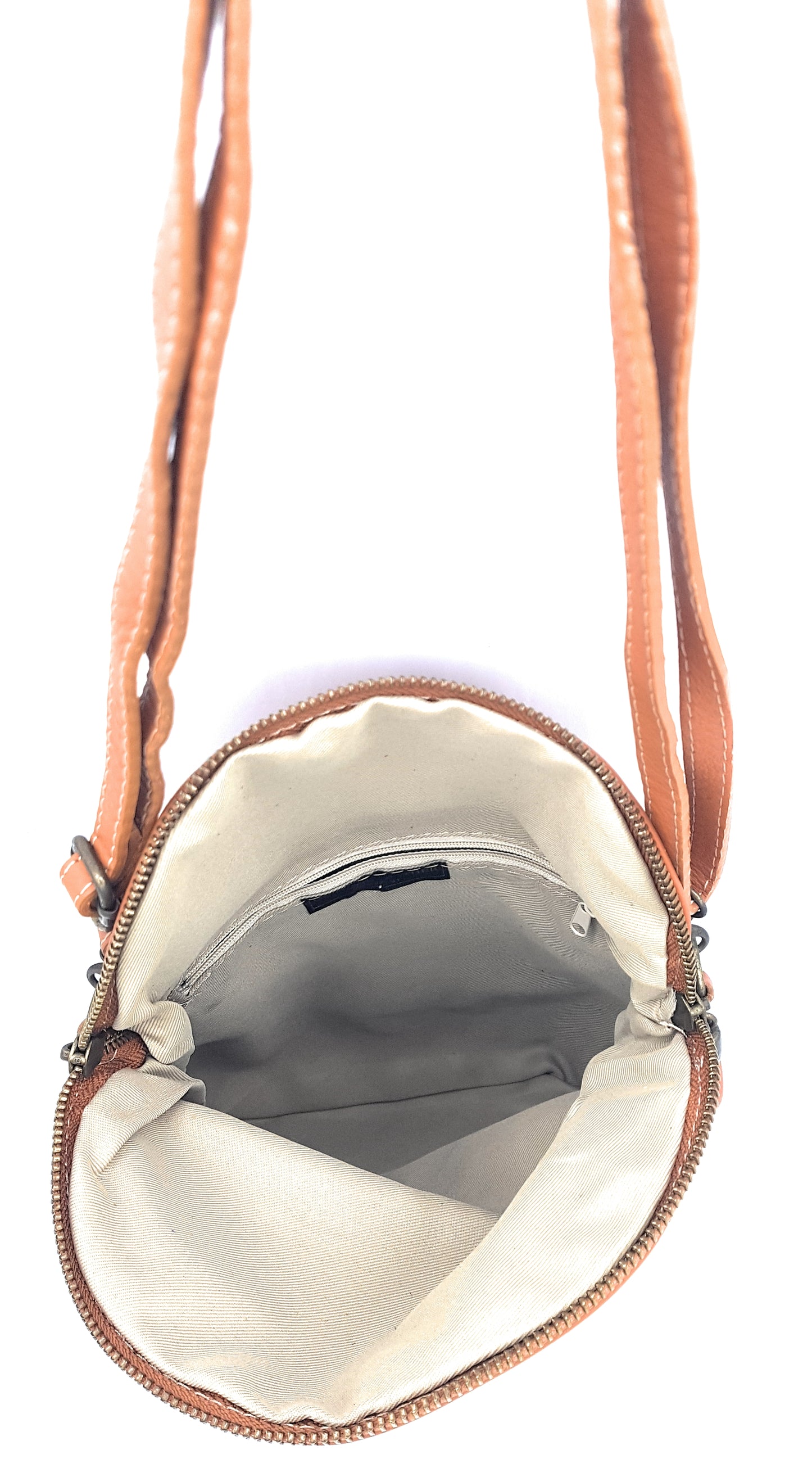 Sakiri Leather Clutch Bag ~ Camel 