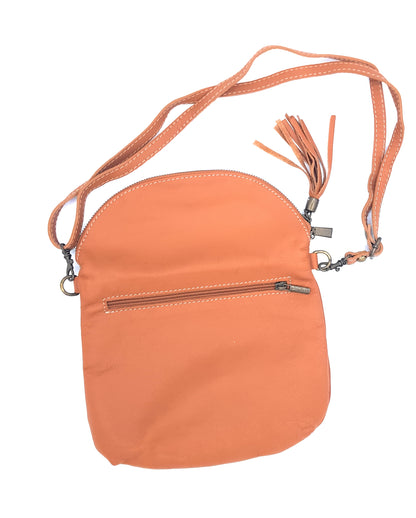 Sakiri Leather Clutch Bag ~ Camel 