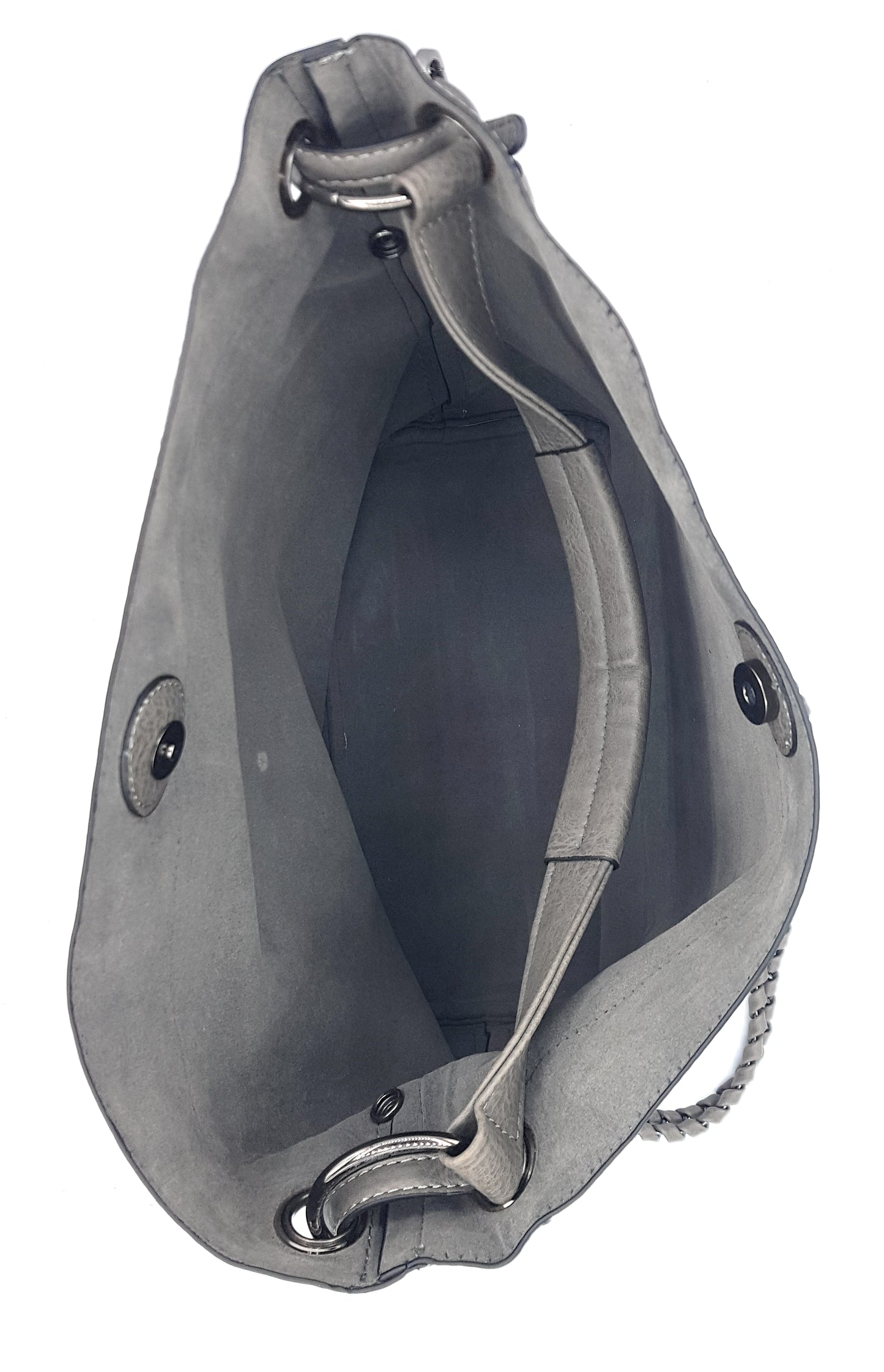 Sac seau Oneida en similicuir 2 en 1 ~ Gris