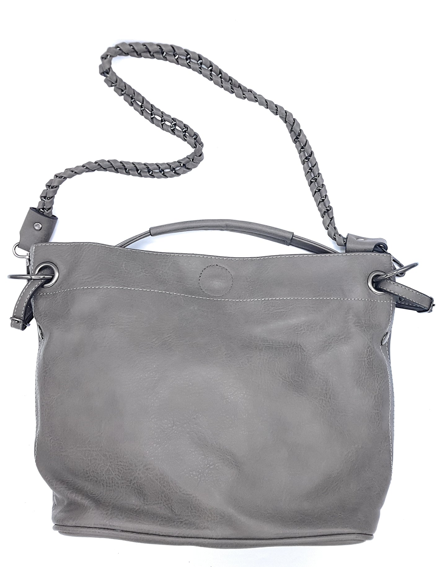 Sac seau Oneida en similicuir 2 en 1 ~ Gris