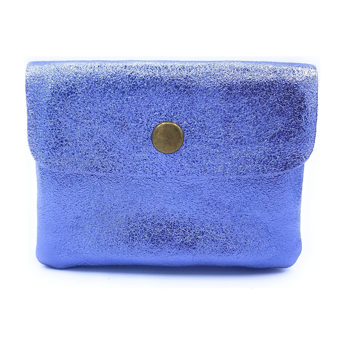 Aponi iridescent leather purse ~ Lavender