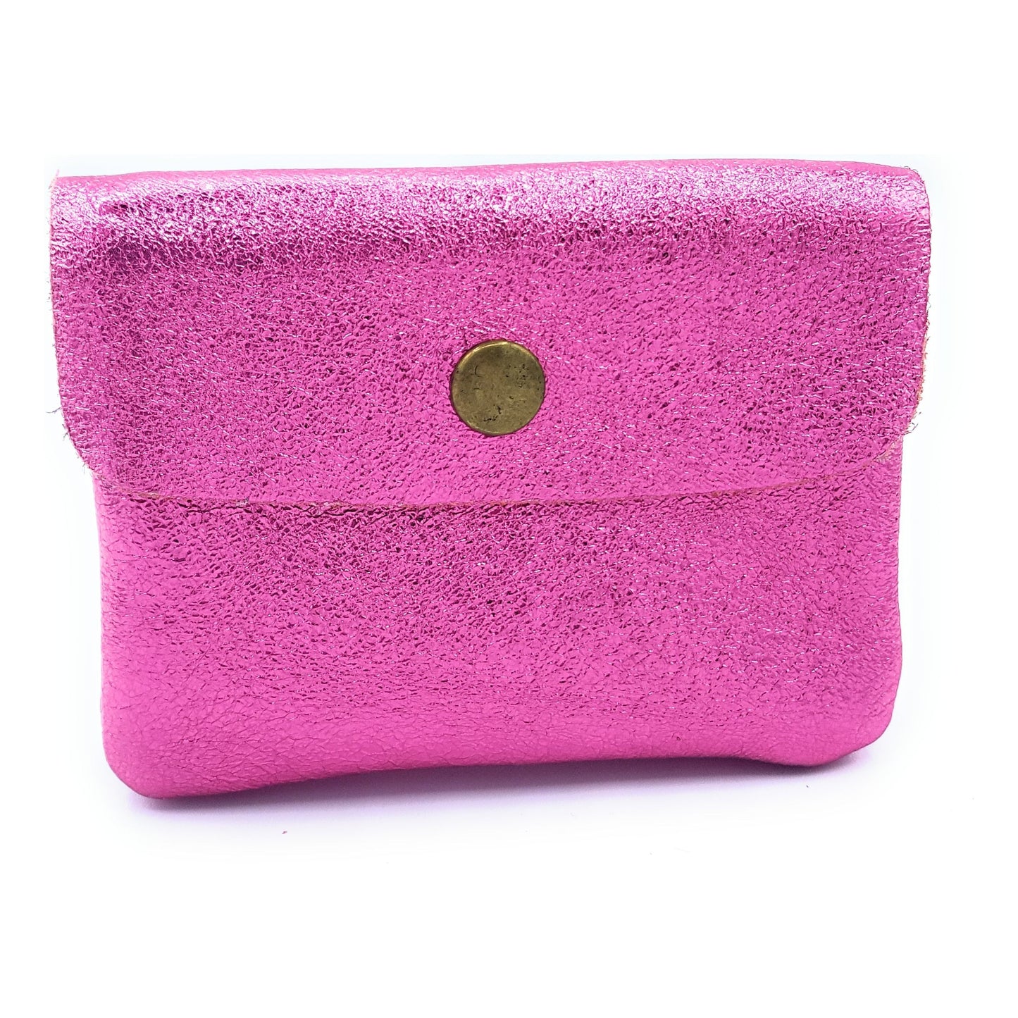 Porte-monnaie Aponi cuir irisé ~ Rose