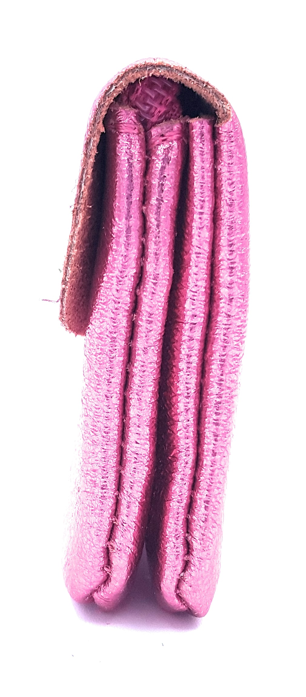 Porte-monnaie Aponi cuir irisé ~ Rose