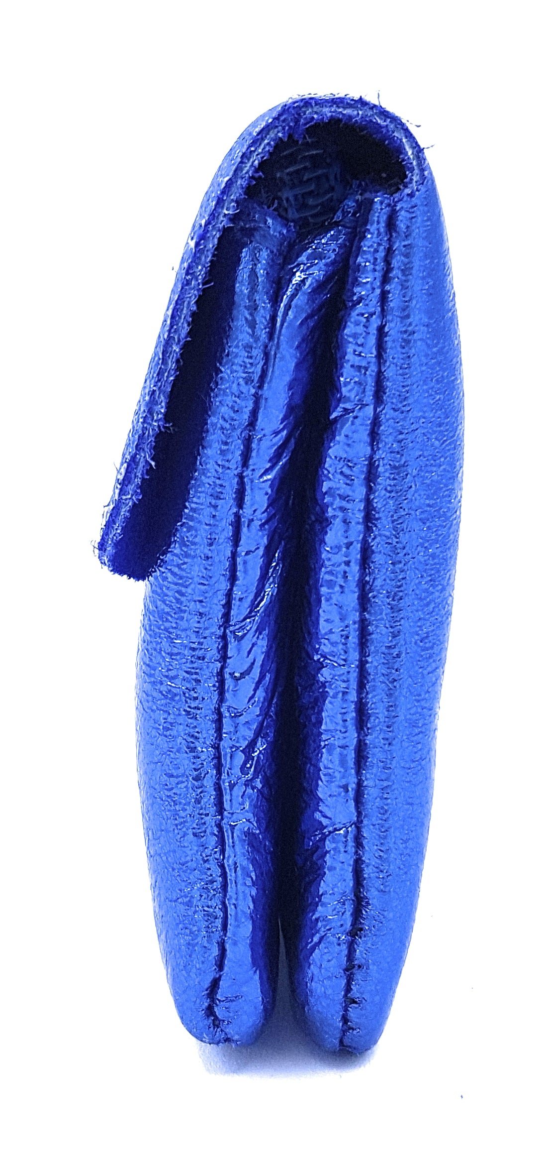 Aponi iridescent leather purse ~ Royal blue