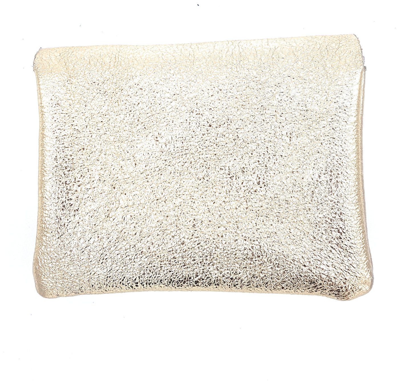 Aponi iridescent leather purse ~ Gold