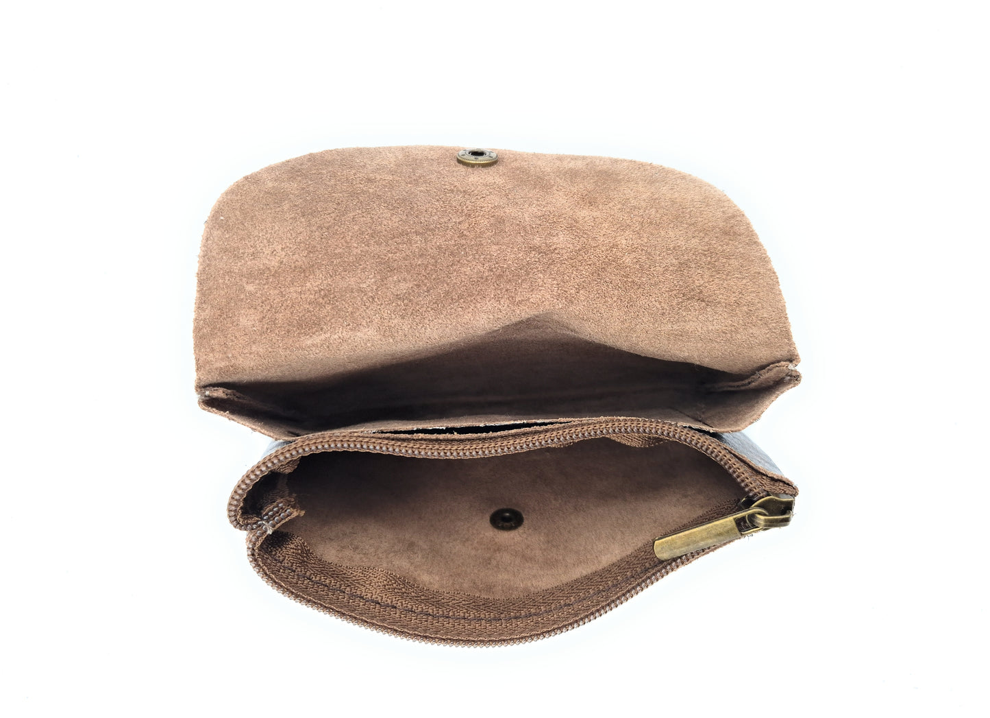 Porte-monnaie Aquene en cuir irisé ~ Leopard