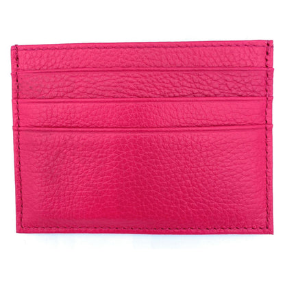 Istu Leather Card Holder ~ Plum Red
