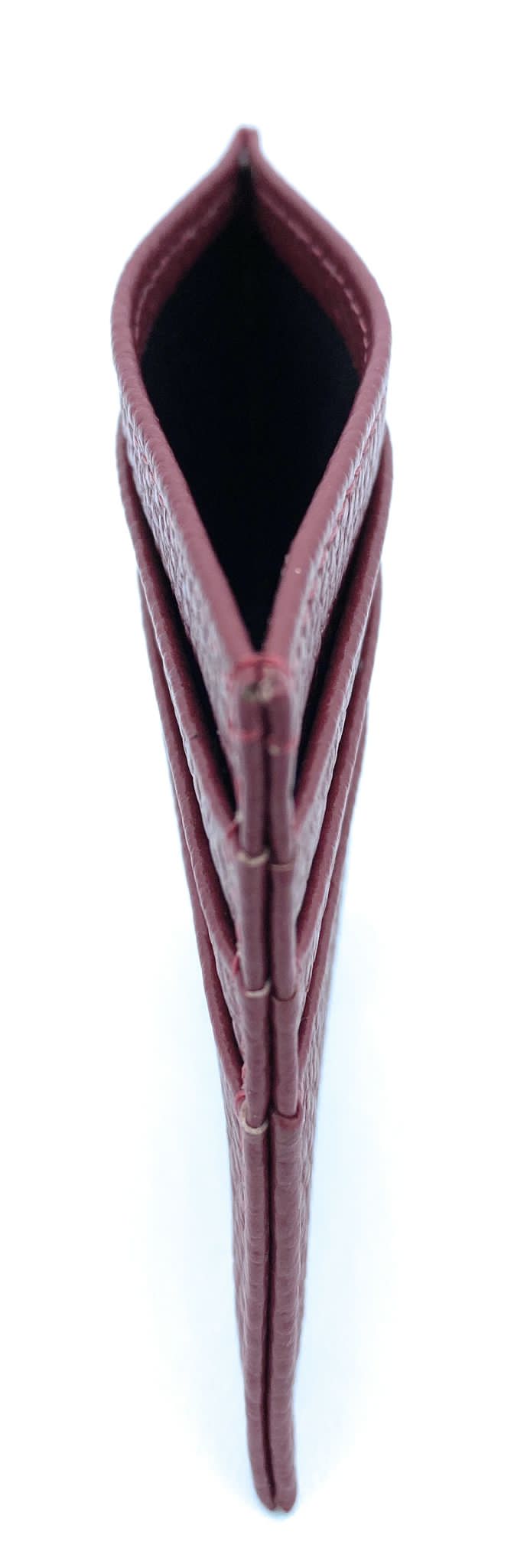 Istu leather card holder ~ Bordeaux