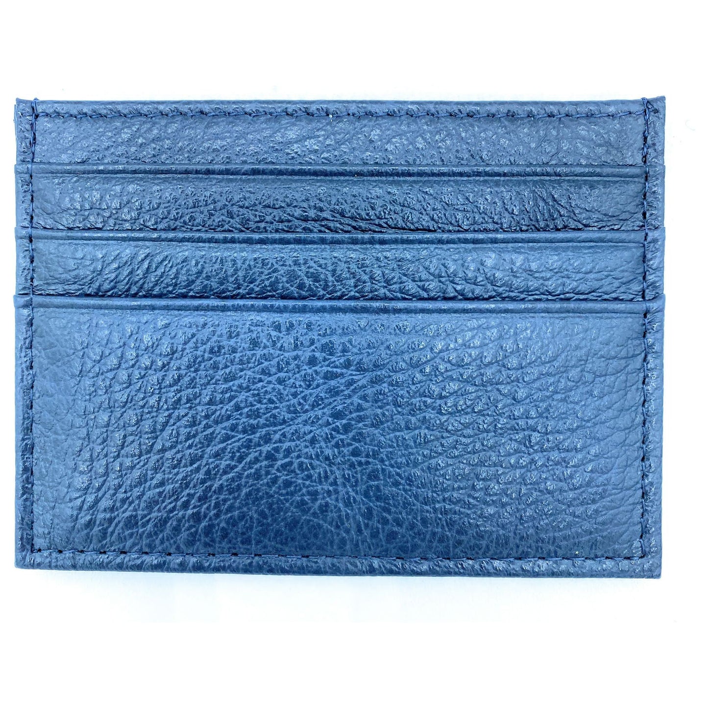 Porte cartes Istu en cuir ~ Bleu nuit