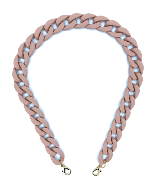 Removable Acrylic Shoulder Strap for Bag ~ Pale Pink