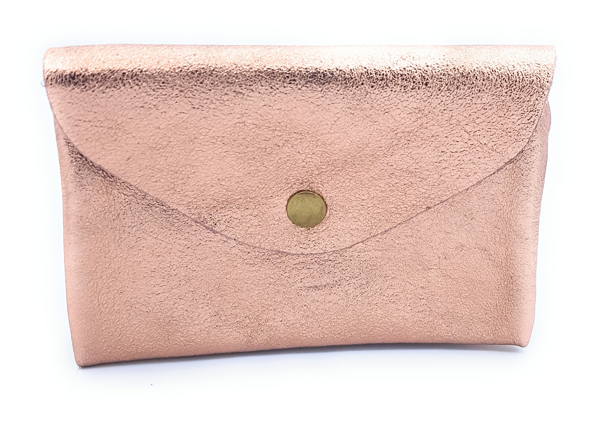 Porte-monnaie Aquene en cuir irisé Champagne