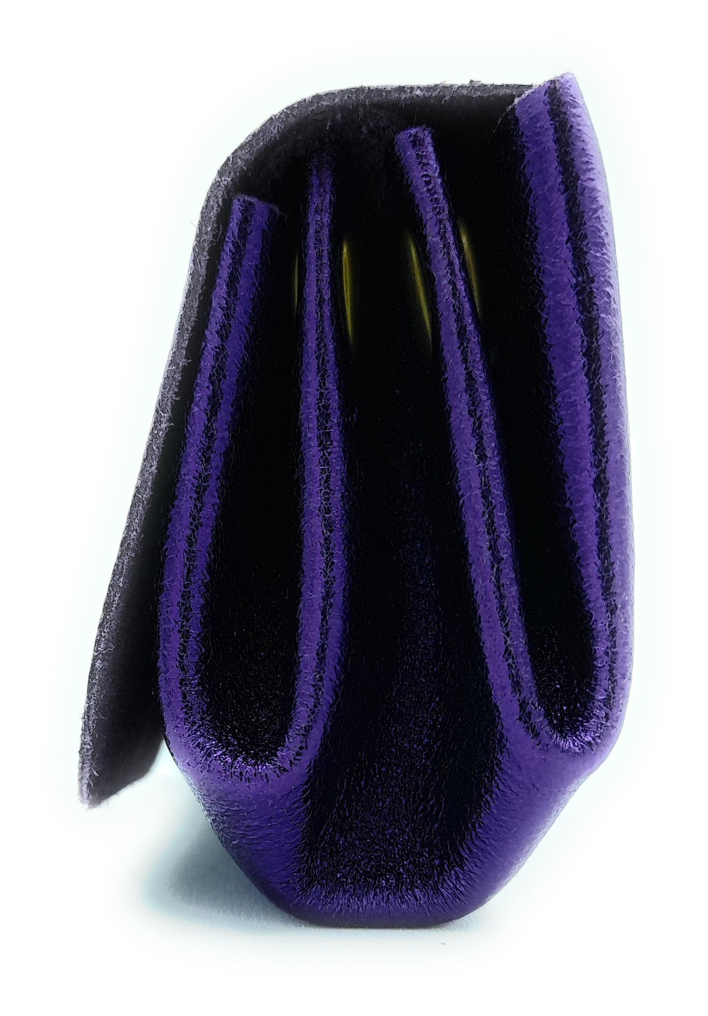 Porte-monnaie Etania en cuir irisé Violet