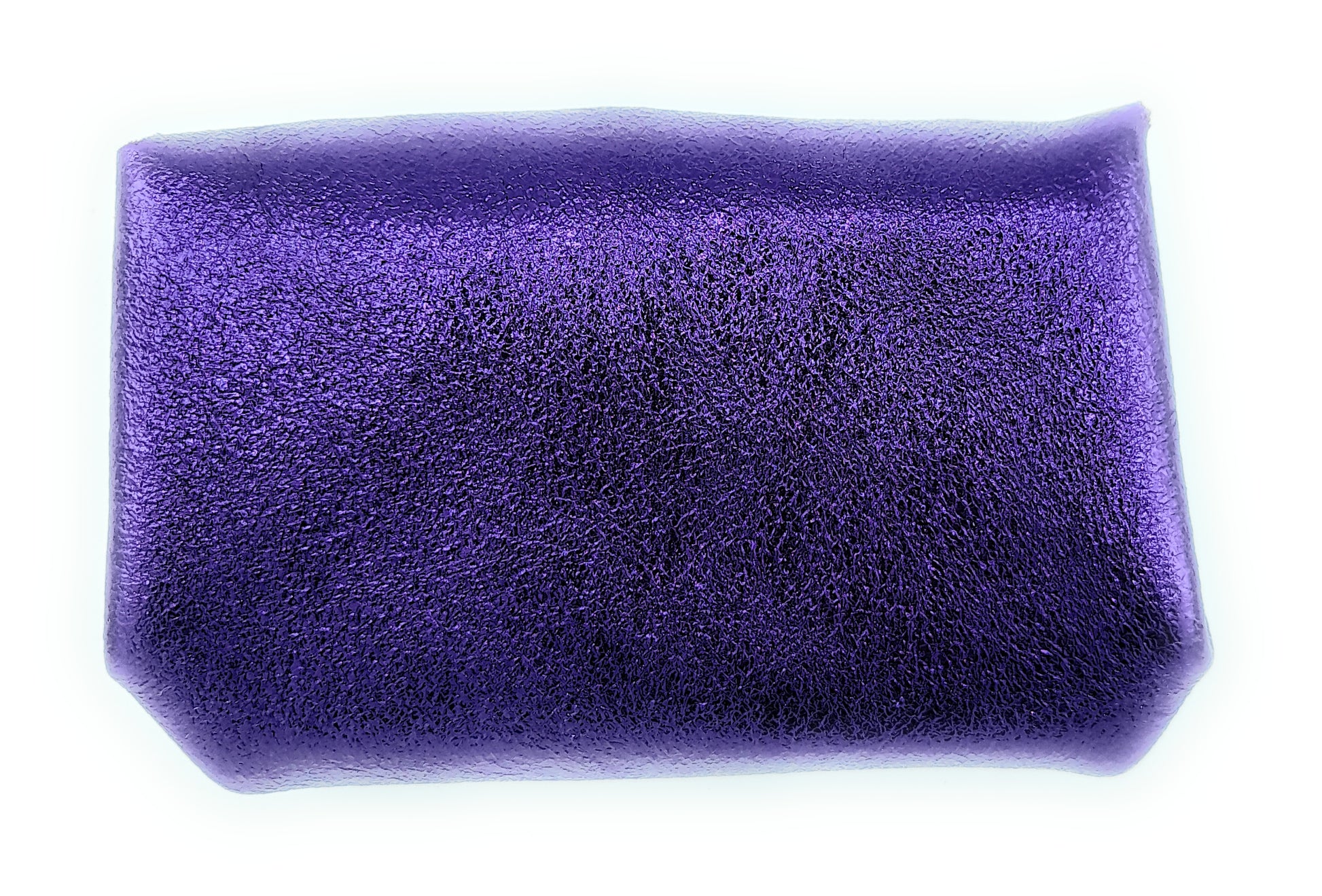 Porte-monnaie Etania en cuir irisé Violet