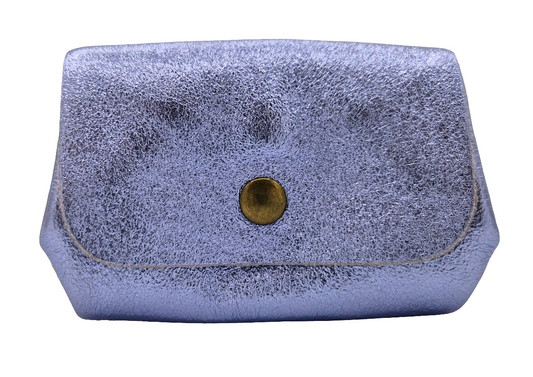 Etania Iridescent Leather Purse ~ Lavender 