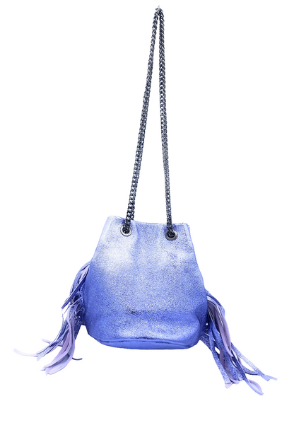 Anoki Iridescent Leather Purse ~ Lavender