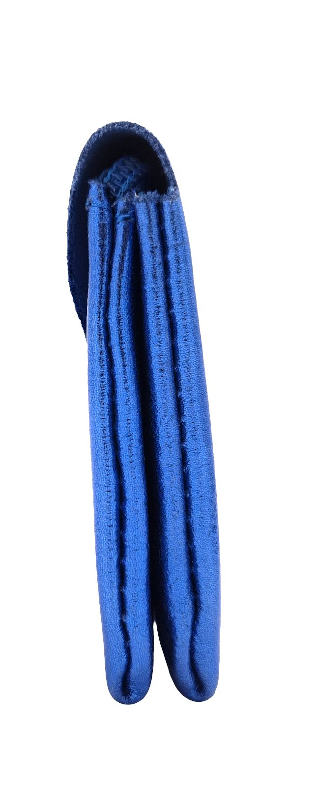 Porte-monnaie Aquene en cuir irisé ~ Bleu royale