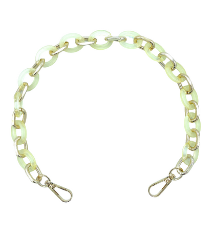 Removable Acrylic Shoulder Strap for Bag ~ Yellow/Gold