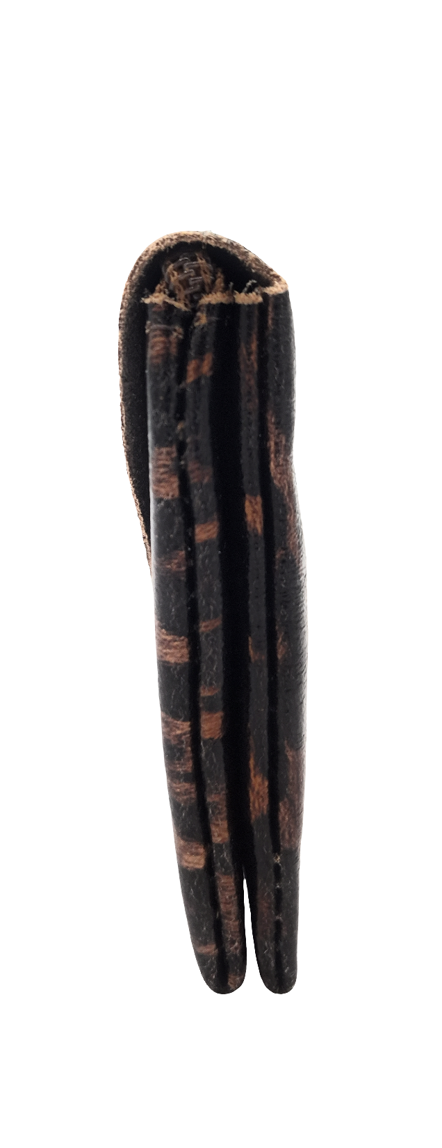 Porte-monnaie Aquene en cuir irisé ~ Leopard