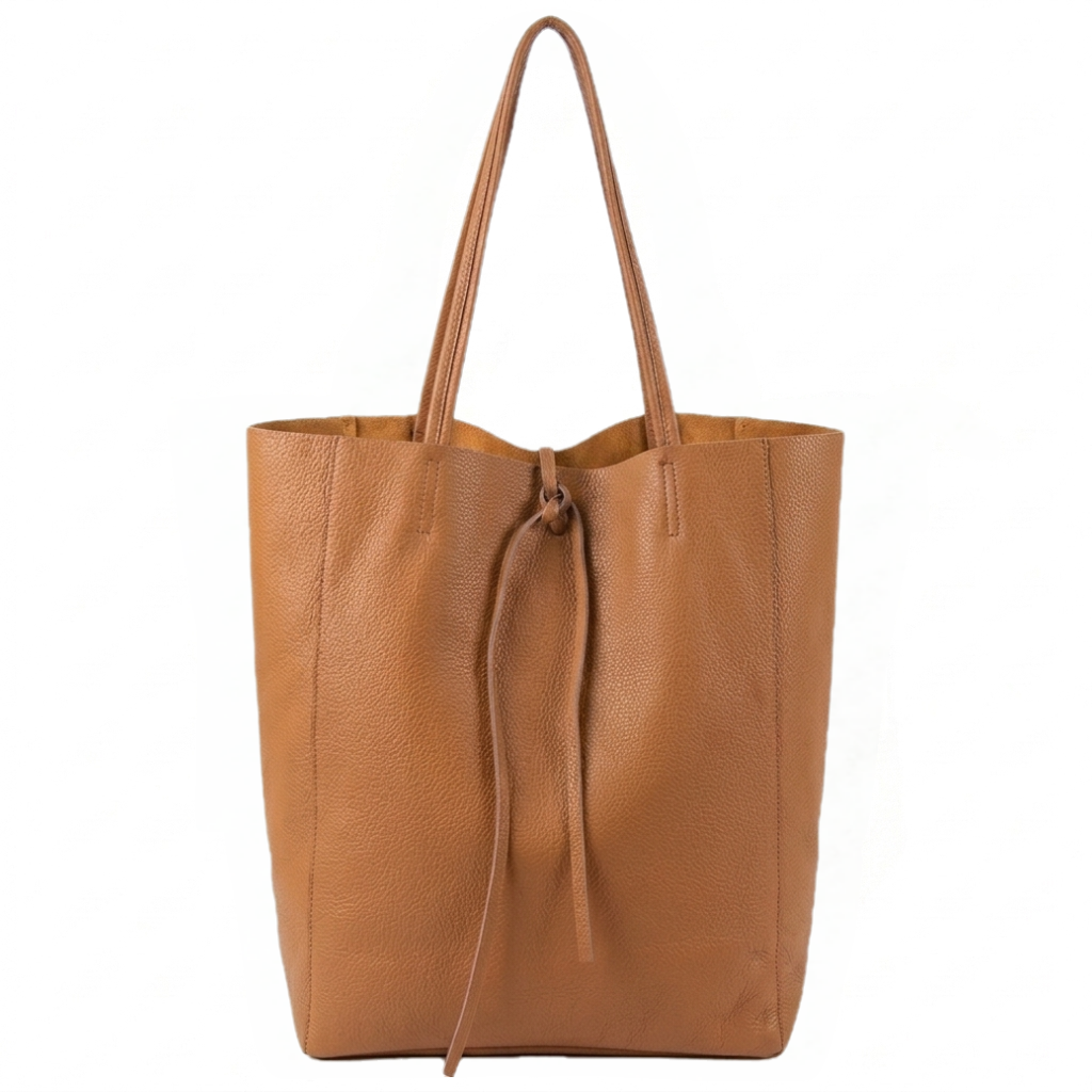 Taima sac shopper en cuir ~ Camel
