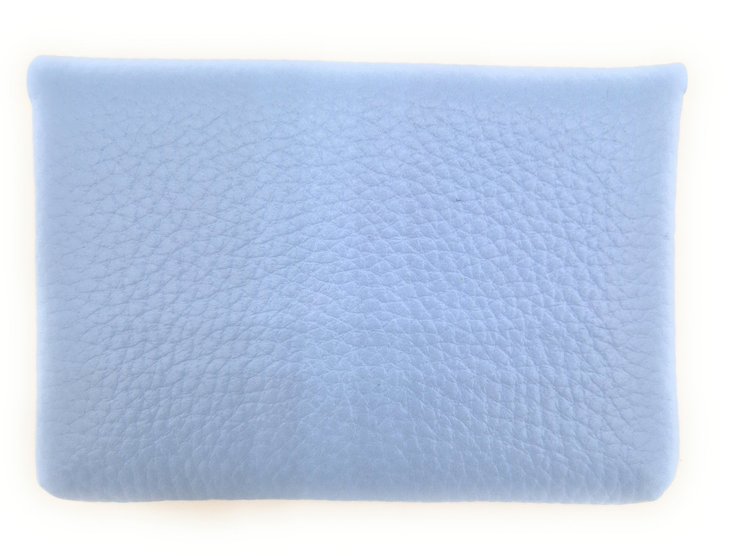 Porte-cartes Nita en cuir ~ Bleu ciel