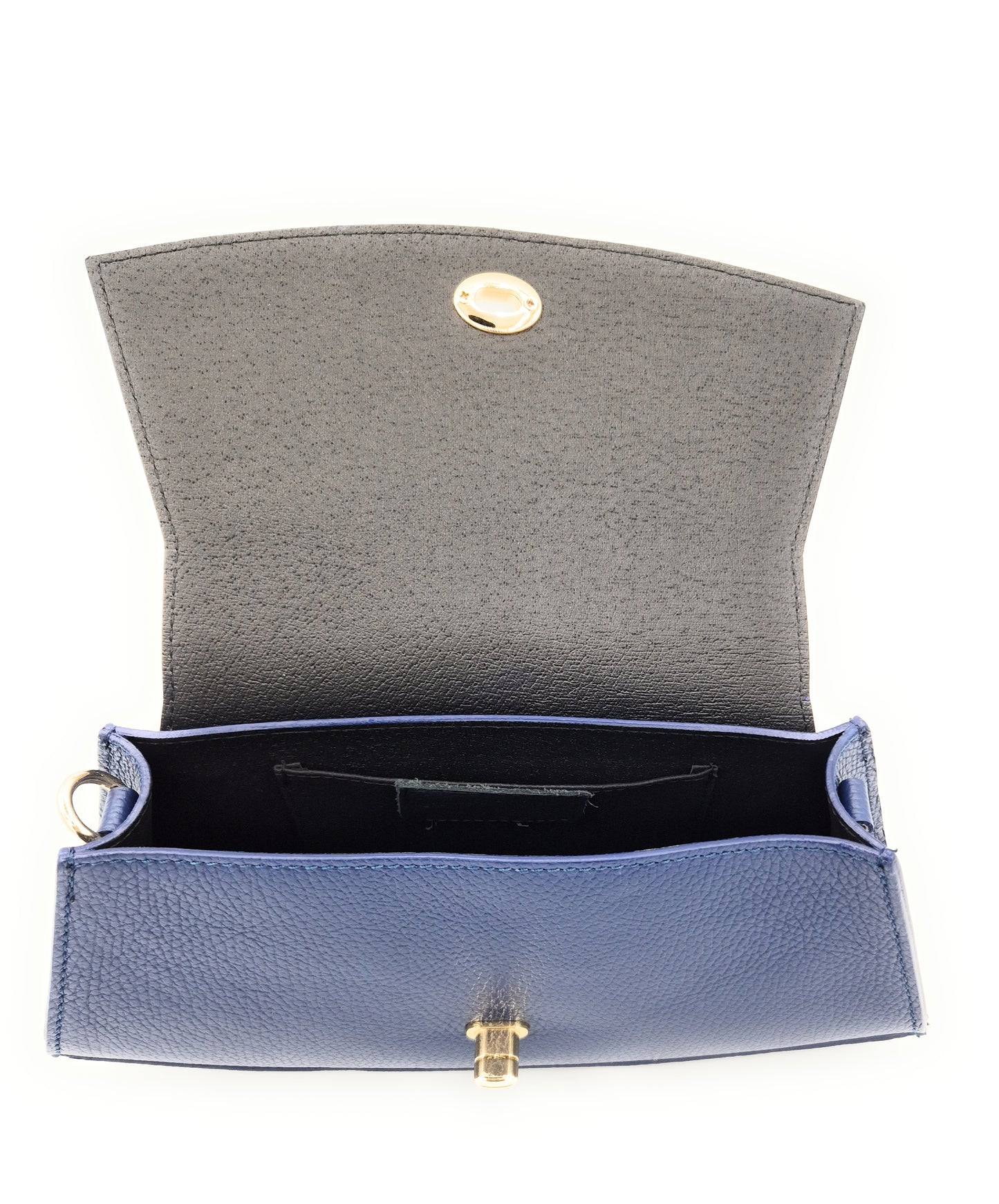 Paco Leather Half Moon Shoulder Bag ~ Royal Blue