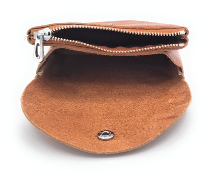 Porte-monnaie Anaba en cuir ~ Camel