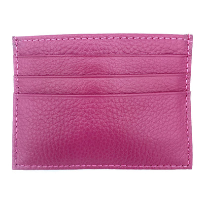 Istu leather card holder ~ Raspberry