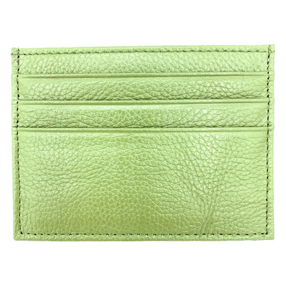 Istu Leather Card Holder ~ Olive Green