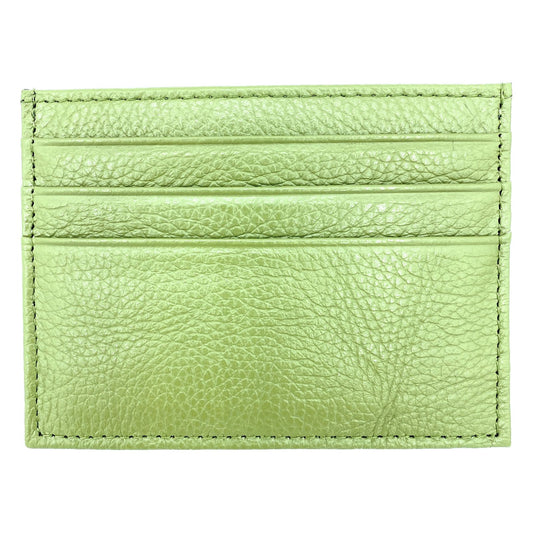 Istu Leather Card Holder ~ Olive Green