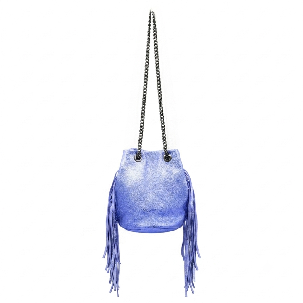Anoki Iridescent Leather Purse ~ Lavender