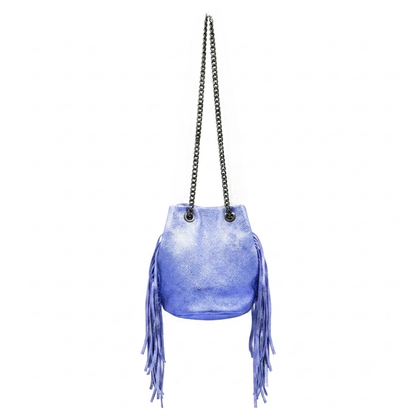 Anoki Iridescent Leather Purse ~ Lavender