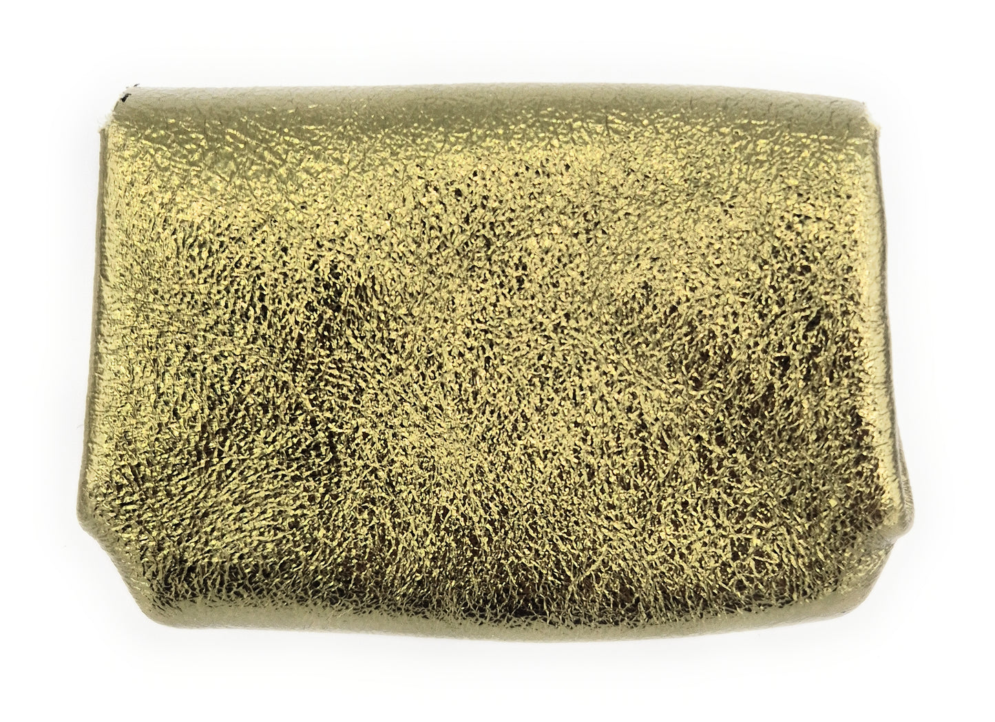 Etania Iridescent Leather Purse ~ Khaki 
