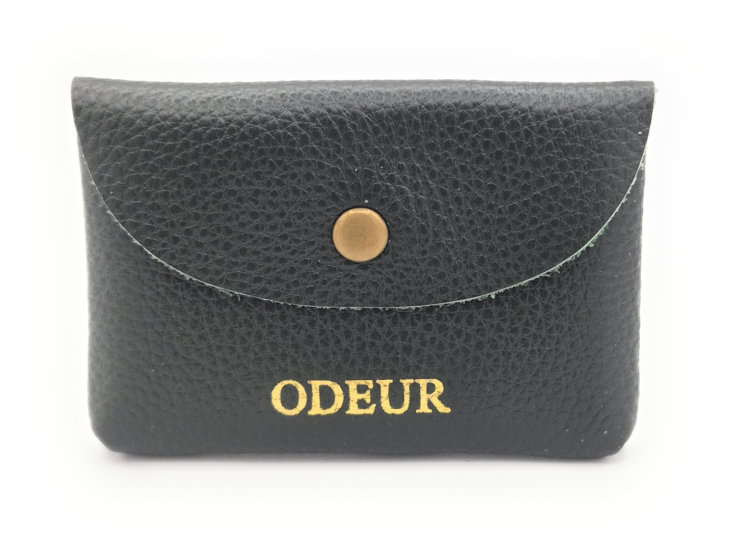 Porte-cartes Nita en cuir ~ Vert Sapin