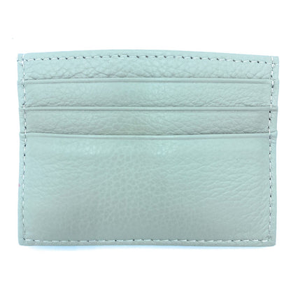 Istu Leather Card Holder ~ Light Grey