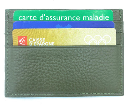 Istu leather card holder ~ Khaki