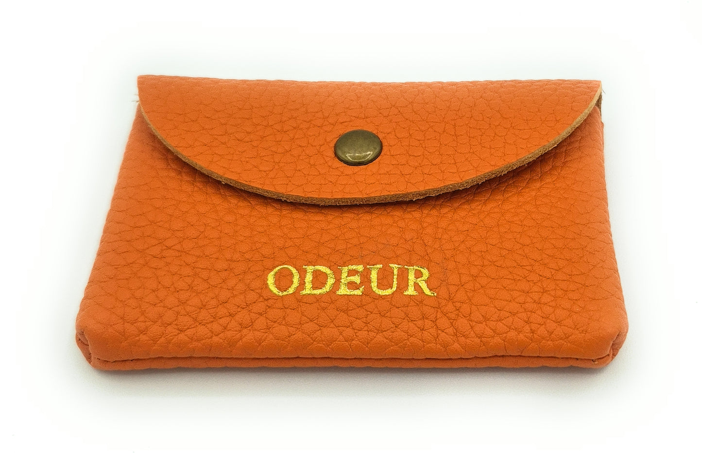 Porte-cartes Nita en cuir ~ Orange
