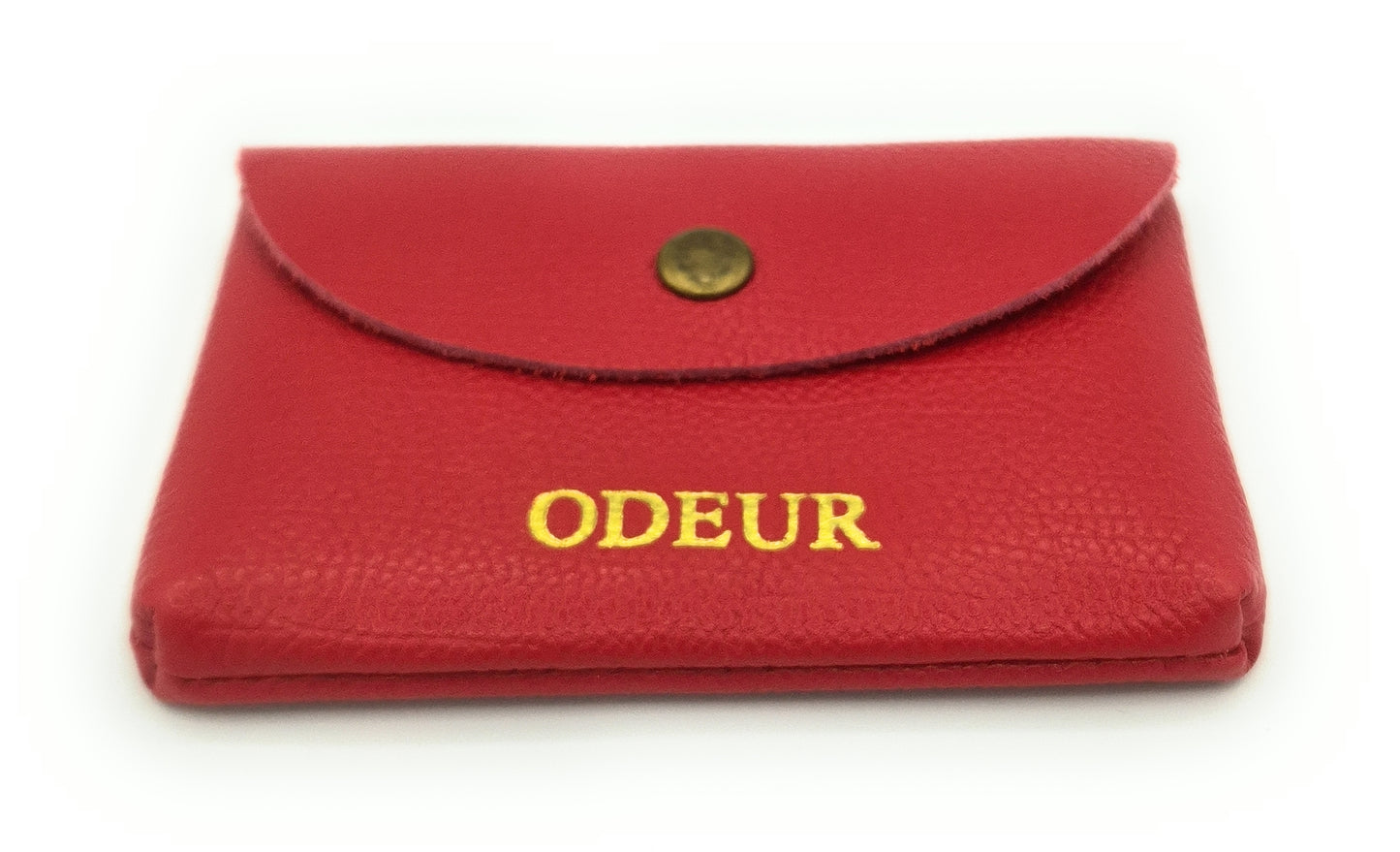 Porte-cartes Nita en cuir ~ Rouge